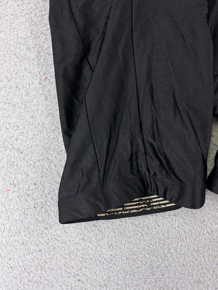 老式锐步骑行短裤成人特大号黑色尼龙混纺衬垫阅读 — 第 3/4 张图片