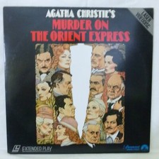 Agatha Christie's  Murder On The Orient Express  1974, 2 Discs, Laserdisc 