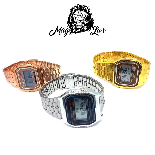 Orologio Modello Casio Colore Argento/Oro /Oro Rosa Unisex Uomo Donna - Immagine 2 di 4