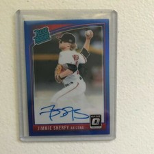 2018 Donruss Optic JIMMIE SHERFY auto /75