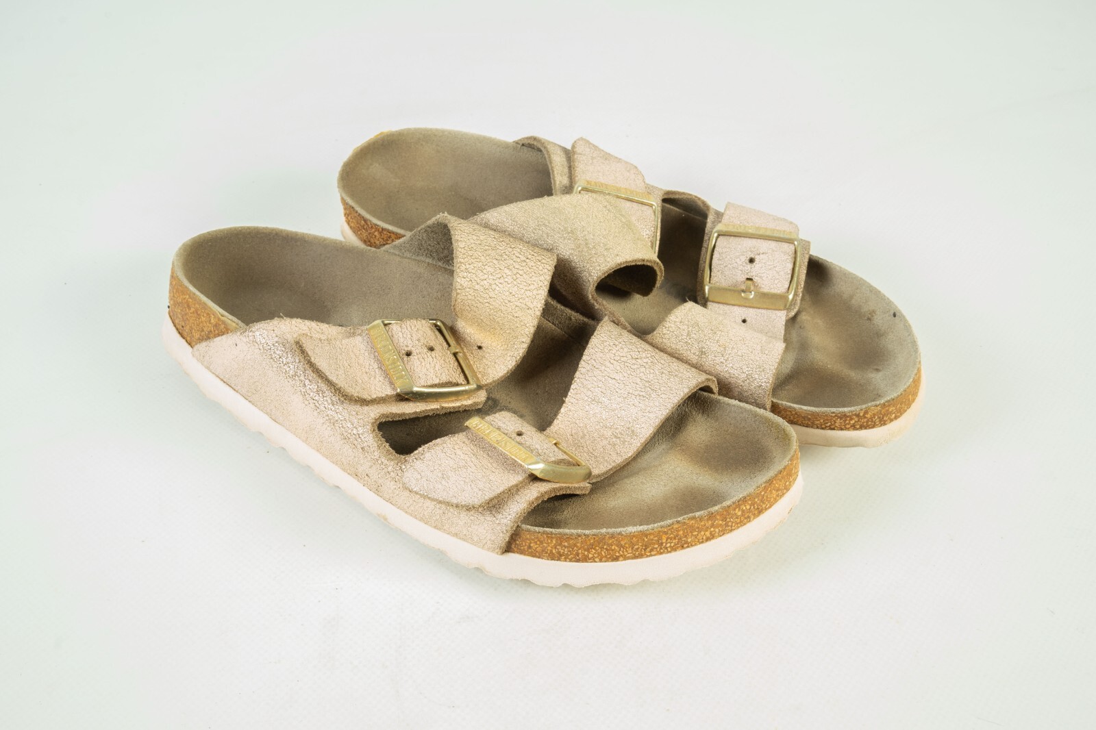 Birkenstock Arizona Beige Women's Sandals Shoes Size 37 240 CM L6