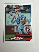 2024 Topps Series 1 1989 Masyn Winn RC #89B-58 St. Louis Cardinals