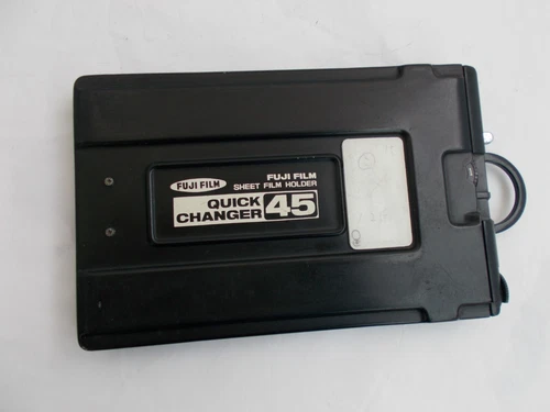 FUJI FILM  QUICK CHANGER (CHANGE) 45 4x5 sheet film holder (back) .