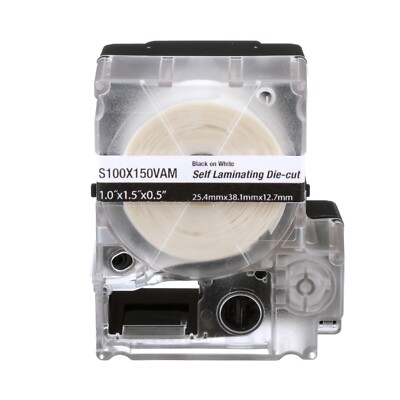 Panduit S100X150VAM MP Printer Self-Laminating Vinyl Label Cassette