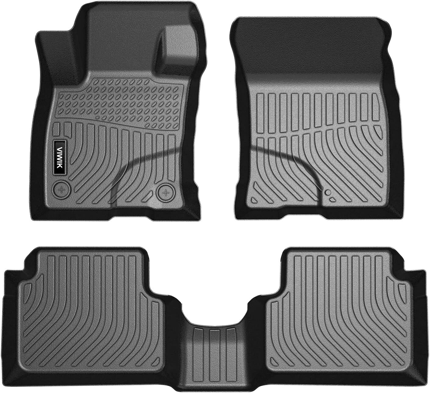 3PCS Floor Mats Liner Set For 22-2023 Ford Maverick Crew Cab TPE Waterproof US