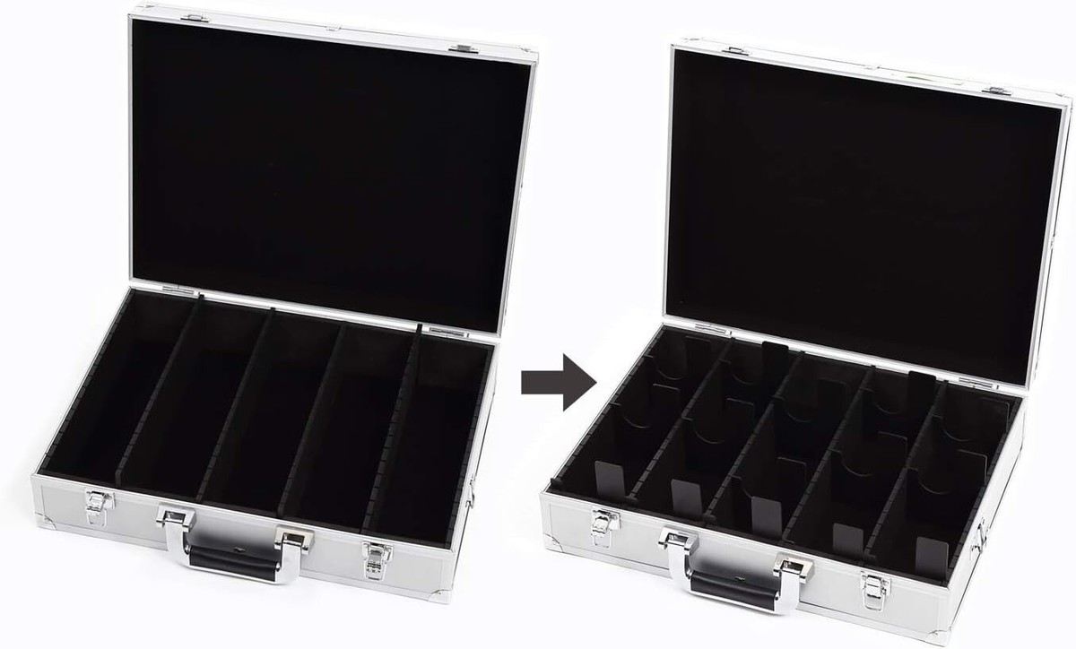 TOYGER CEO Storage Aluminum Black Attache Card Case over TOYGER CEO Storage Aluminum Black Attache Card Case over