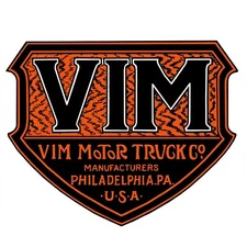 1920 Vim Motor Trucks DIECUT NEW Sign 36" Wide USA STEEL XL Size 10 lb