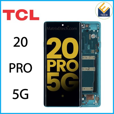 TCL 20 Pro 5G OLED Assembly With Frame (Marine Blue)