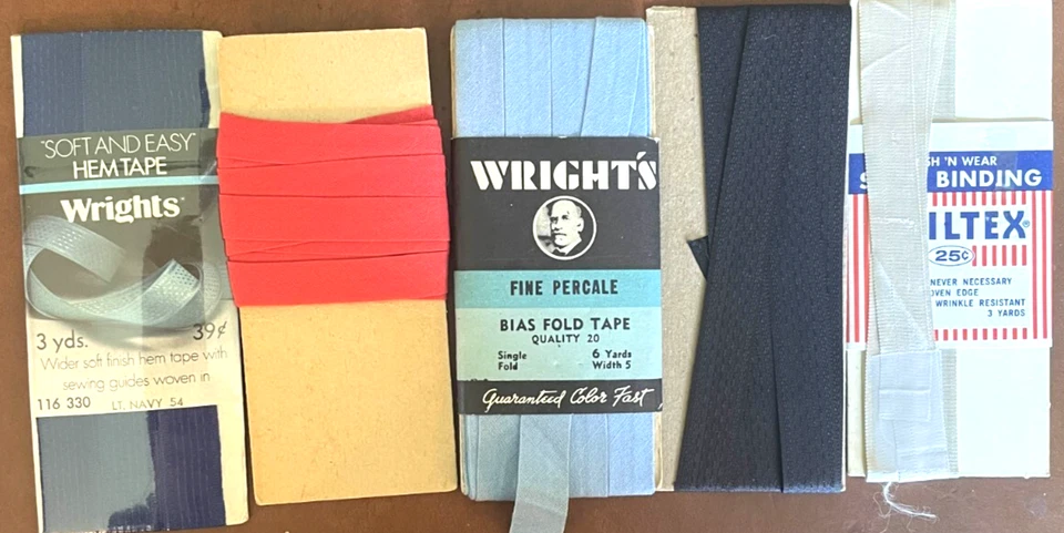 17  Colorful Ribbon Seam Tape Binding for Sewing + Decorating (Batch R13) - Image 2 of 4