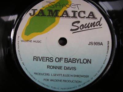 Ronnie Davis / Dillinger - Rivers Of Babylon / Crucial In A Babylon (7'', Single)