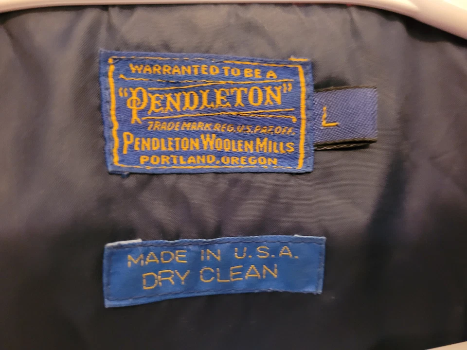 Vintage Pendleton Southwest Aztec Wool Jacket Coat Made In USA Large - Image 3 of 4