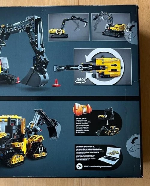 Lego 42121 Technic Heavy-Duty Excavator Building Kit 569 PCS - Image 4 of 4