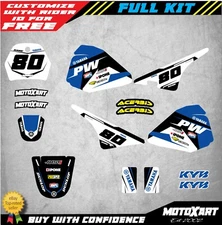 STRENGTH STYLE full custom graphics kit fits Yamaha pw pee wee 80  decal kit