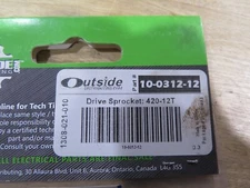 Outside Distributing - 10-0312-12 - Drive Sprocket, 420-12T   (12A1-1) 