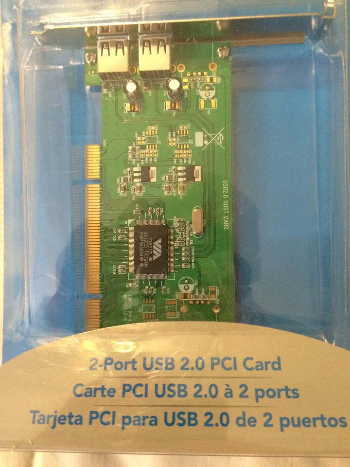 NEW DYNEX 2 PORT USB 2.0 PCI CARD W/ EXTERNAL PORTS! - Image 4 of 4