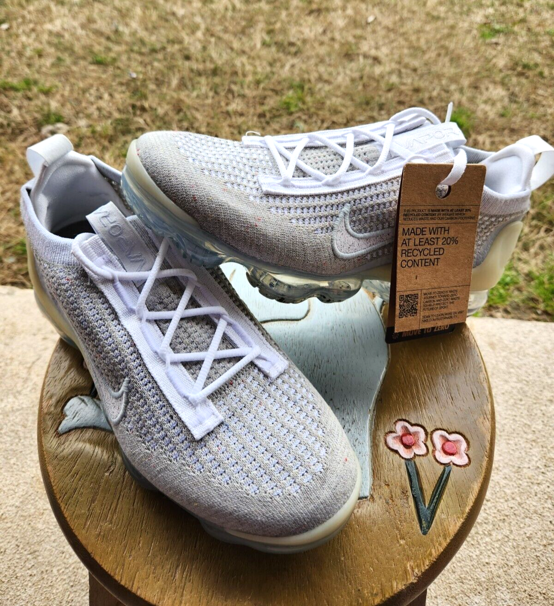 white vast grey vapormax