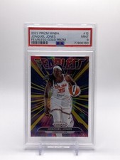 2022 Panini Prizm WNBA Jonquel Jones Fearless Gold Prizm /10 #12 PSA 9