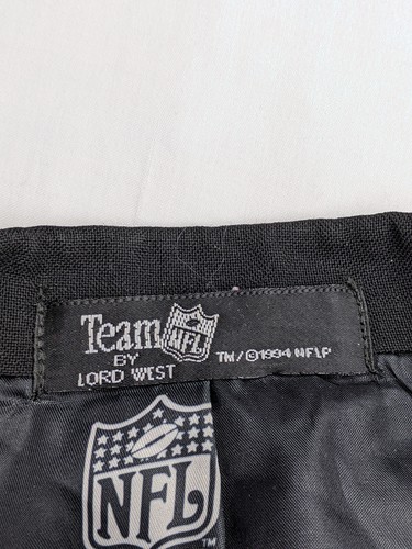 Lord West Team NFL Mens 39R Jacket Black Blazer Sport Coat 1 Button - Picture 10 of 16