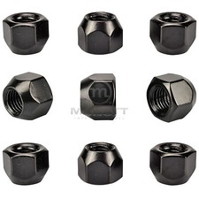 24 SCHWARZ Radmuttern Stahlfelgen TOYOTA Hilux 4WD // Landcruiser // 4-Runner