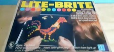 Vintage HASBRO Lite-Brite 1978, includes Box, pegs,38 templates,And instructions