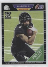 2021 Leaf Pro Set Metal Black Rainbow 17/30 Rico Bussey Jr #77 fm0