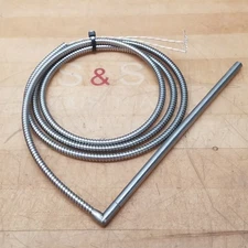 Watlow G9J12 Firerod Catridge Heater, 3/8" OD, 240V, 1000W, 6' Cable, 10" Rod