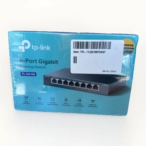 TP-LINK TL-SG108 8-Port Gigabit Ethernet Easy Smart PoE+ Commutateur TOAST POS SYSTEM