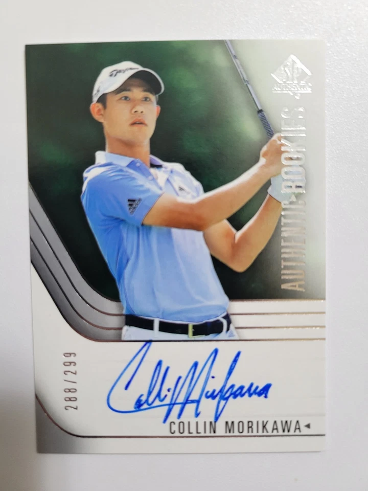 Collin Morikawa 2012 SP Authentic Golf RC On Card Auto /299 - Image 2 of 4
