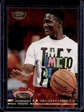 1992-93 Topps Stadium Club Dominique Wilkins Members Only #208 Hawks