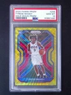 2020-21 Panini Prizm Tyrese Maxey #256 RC Rookie Gold Wave PSA 10