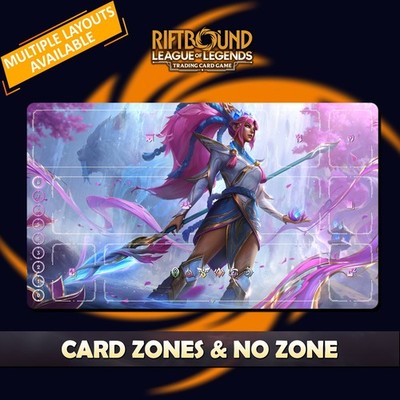 Nidalee Spirit Blossom Playmat Riftbound TCG Stitched Edges Free Bag included