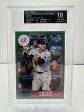 2017 Aaron Judge Topps Silver Pack Chrome #87-AJ RC /150 BGS 10 BLACK LABEL 