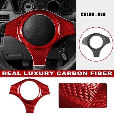 Steering Wheel Cover For Mitsubishi Lancer Evolution EVO 7 8 9 Real Carbon Fiber
