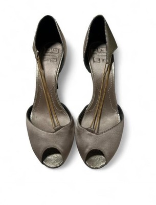 givenchy gold scrappy heels