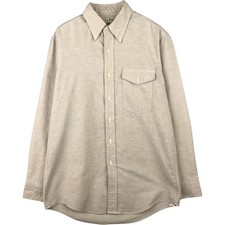 Vintage 80'S-90'S LL Bean long-sleeved button-down striped shirt made in the...