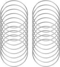 Metal Craft Rings 20 Pcs 3 Inch for Macrame DIY Decorations