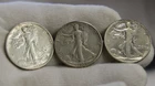 1935 P,D,S US Walking Liberty Half 50c Ave Circ