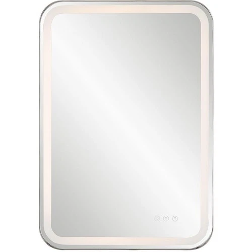 Uttermost 09945 Crofton Wall Mirror Polished Nickel - Picture 3 of 11