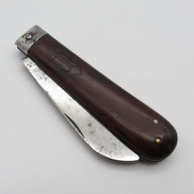 Antikes Peter Altenbach & Söhne Solingen Taschenmesser Seglermesser Holzgriff - Bild 1 von 4