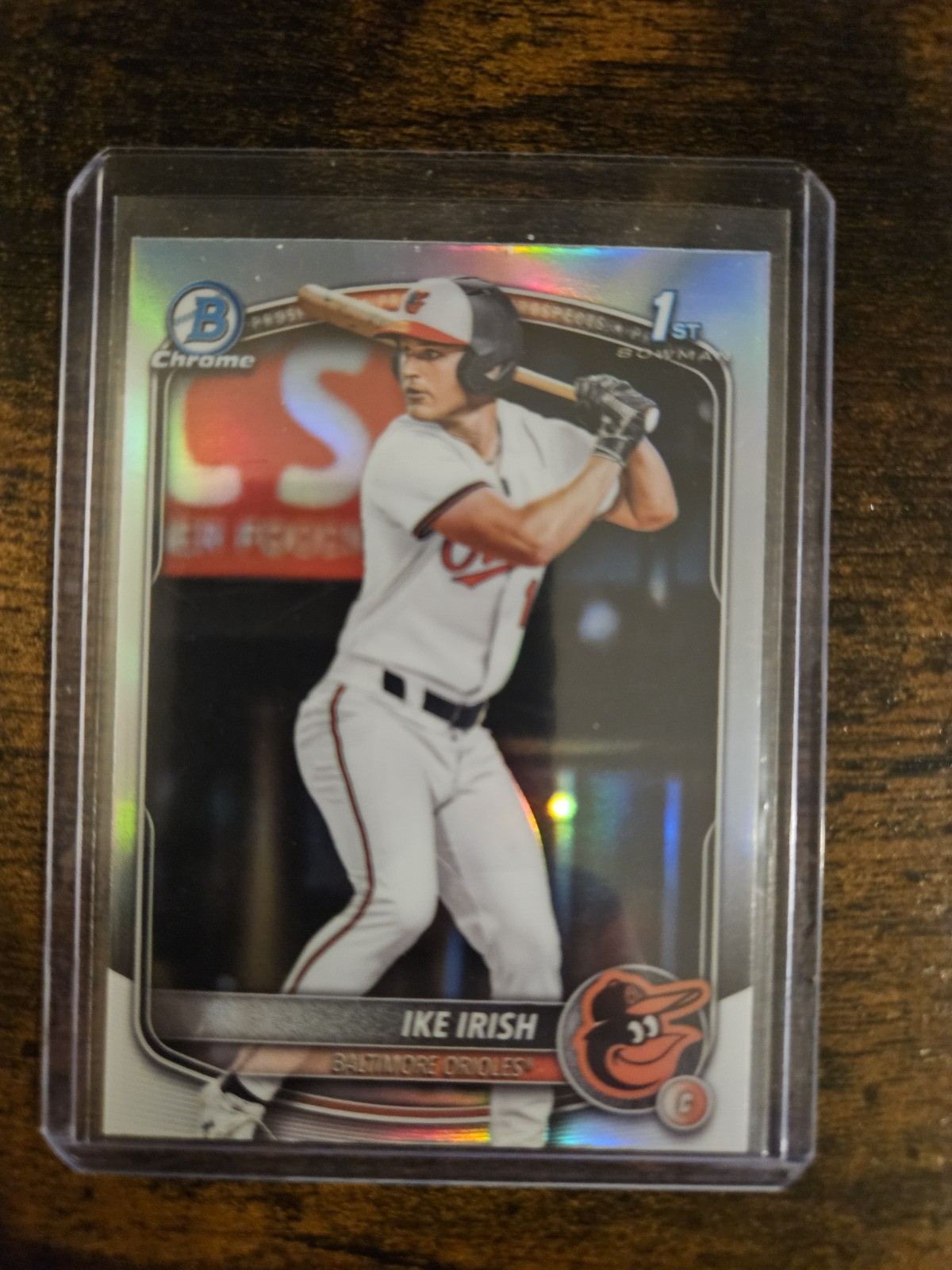 2025 Bowman Draft #BDC-16 Ike Irish Chrome Refractor