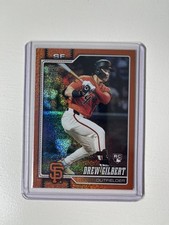2026 Topps Series 1 Drew Gilbert #155 Rookie RC Orange Sandglitter /25