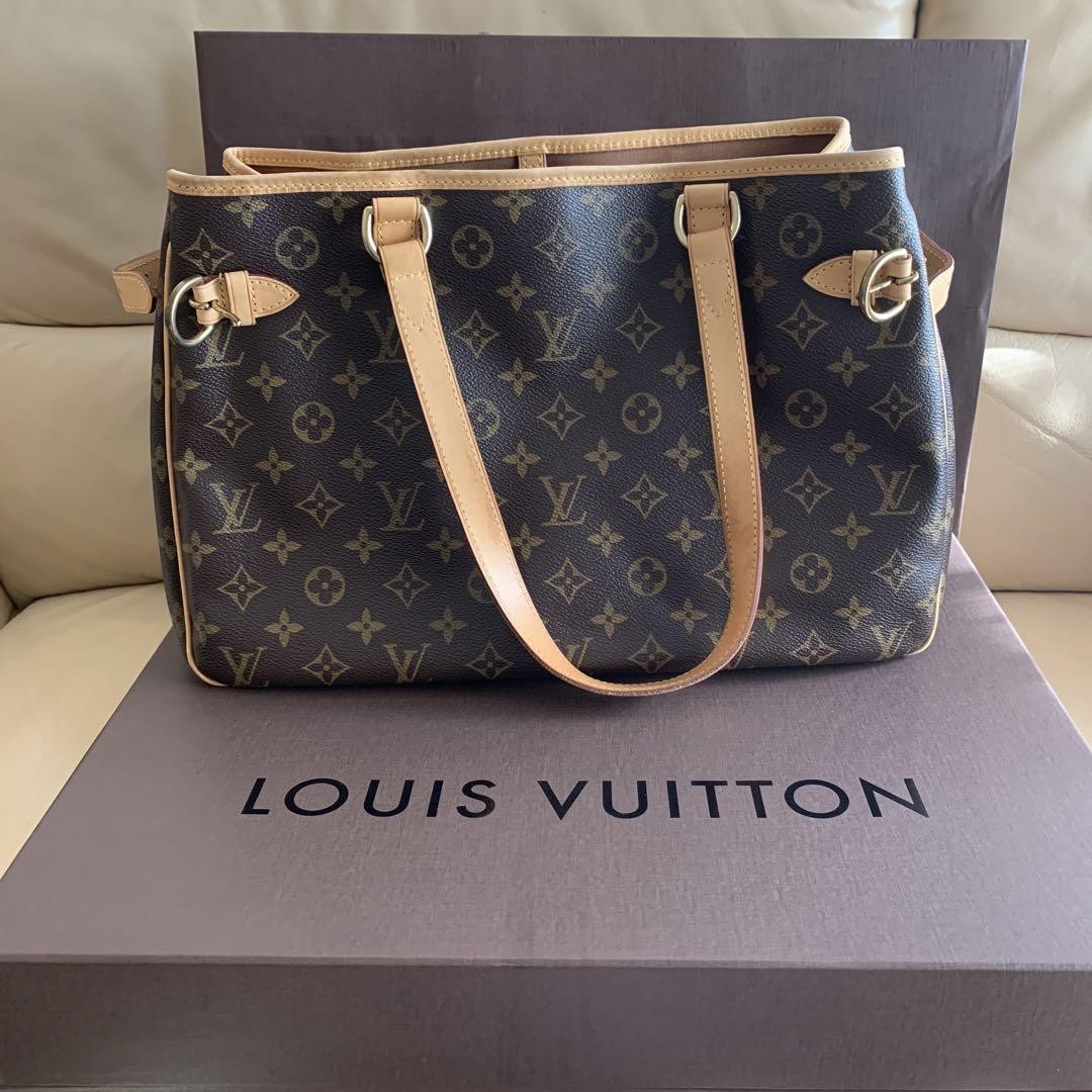 LOUIS VUITTON Monogram Batignolles Horizontal Tote Bag M51154 LV Auth B171