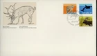 CANADA 1987 MAMMAL DEFINITIVES #1170+73+77 FIRST DAY COVER !! L200