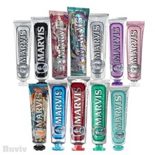 Marvis Toothpaste Whitening Mint, Licorice Sinuous Lily Vegan Cruelty-Free 85 ml