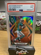 2020 Phoenix TUA TAGOVAILOA Fire Burst #102 PSA 9 MINT Rookie Card RC. rookie card picture