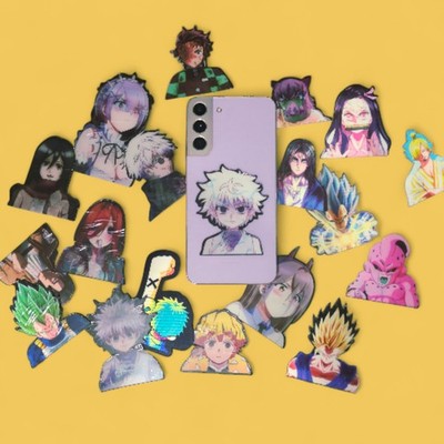 *MINI* 3D Anime Lenticular Peeker Sticker Phone Laptop Decal Multiple Characters