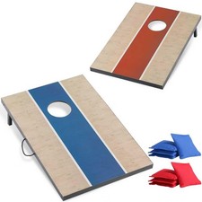Cornhole Sets 4 x 2 ft/with 8 Bean Bags Regulation Size, Corn Hole Games for ...
