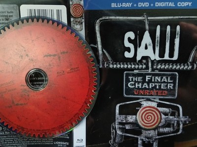 Saw: the Final Chapter Blu Ray (DISC ONLY) + Artwork