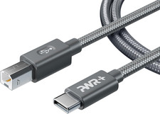 Type-C Printer MIDI Cable 10 Ft USB-C to USB B 2.0 High Speed for Macbook Pro HP