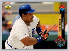 1993 Upper Deck Cecil Fielder #499 Detroit Tigers Award Winners Baseball